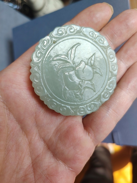 古玩玉器和田玉雕“童子祝壽”牌拍賣,當前價格1200元