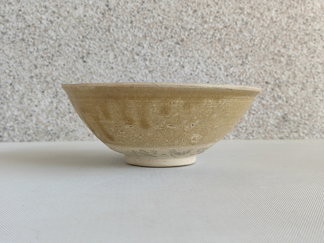 古玩陶瓷黃釉大碗拍賣，當前價格280元