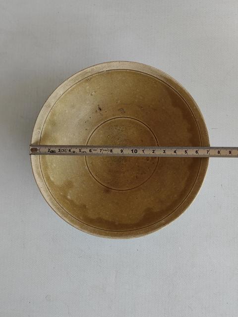 古玩陶瓷黃釉大碗拍賣，當前價格280元