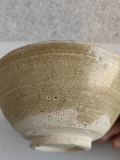 古玩陶瓷黃釉大碗拍賣，當前價格280元