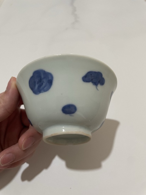 古玩陶瓷青花杯真品鑒賞圖