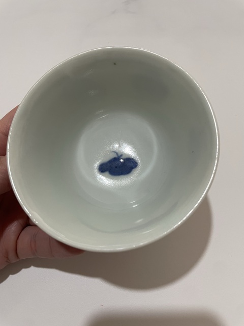 古玩陶瓷青花杯真品鑒賞圖