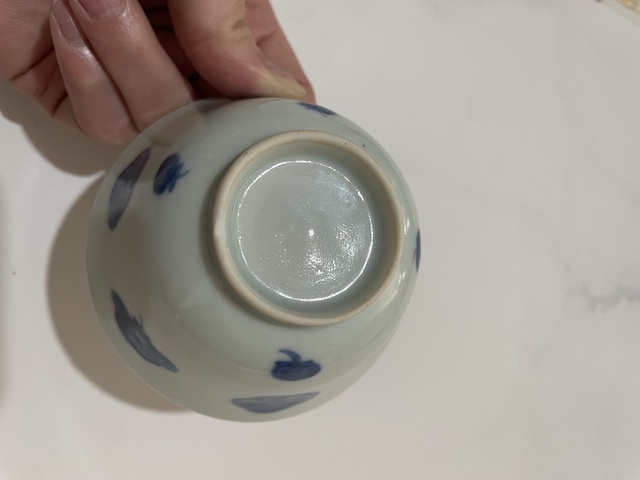 古玩陶瓷青花杯真品鑒賞圖