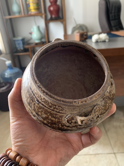 古玩陶瓷洪塘窯雙系罐拍賣,當前價格1800元