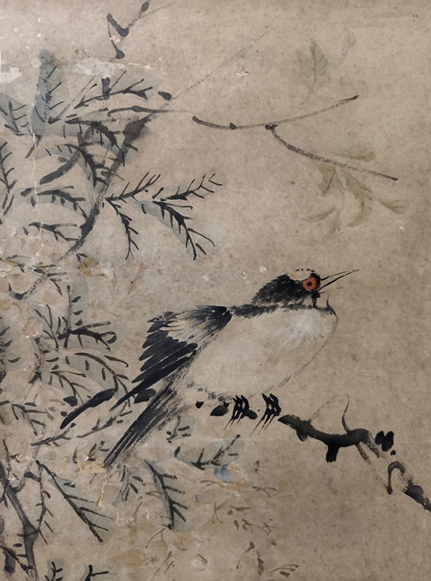 古玩字畫民國北京畫壇重要畫家湯滌雙于道人款花鳥拍賣,當前價格50000元
