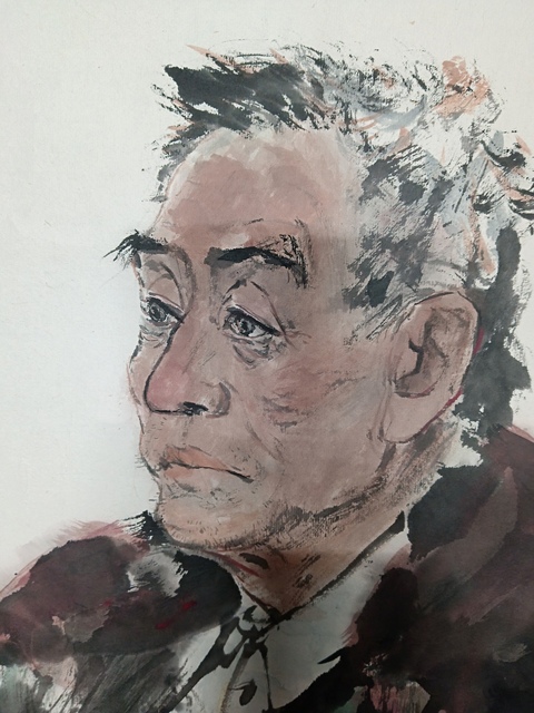 古玩字畫博導中國美院教授吳憲生人物寫生拍賣，當前價格8000元