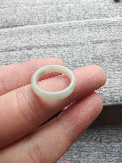 古玩玉器清天然翡翠戒指拍賣,當前價格800元