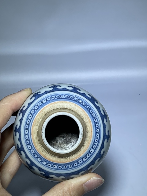 古玩陶瓷青花夔龍罐拍賣，當前價格1104元