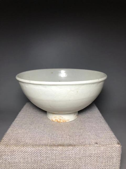古玩陶瓷北宋,青白釉高足碗拍賣,當前價格1600元