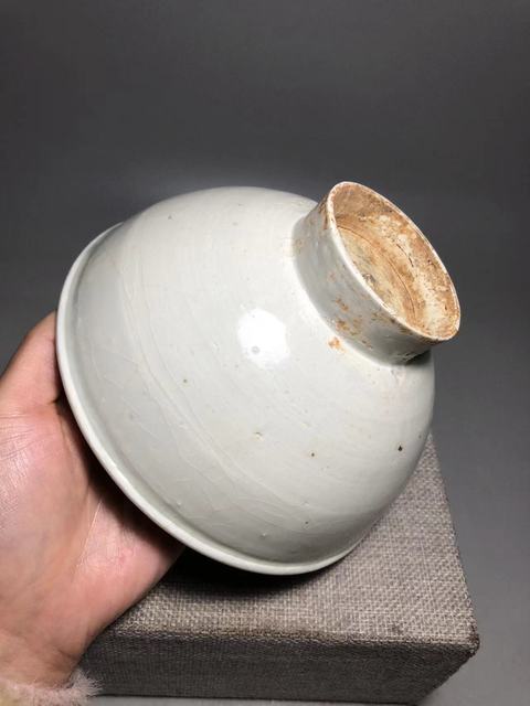 古玩陶瓷北宋,青白釉高足碗拍賣,當前價格1600元