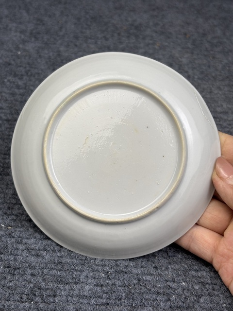 古玩陶瓷粉彩花卉紋盤拍賣,當前價格688元