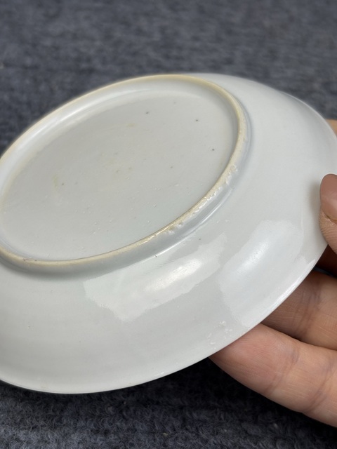古玩陶瓷粉彩花卉紋盤拍賣,當前價格688元