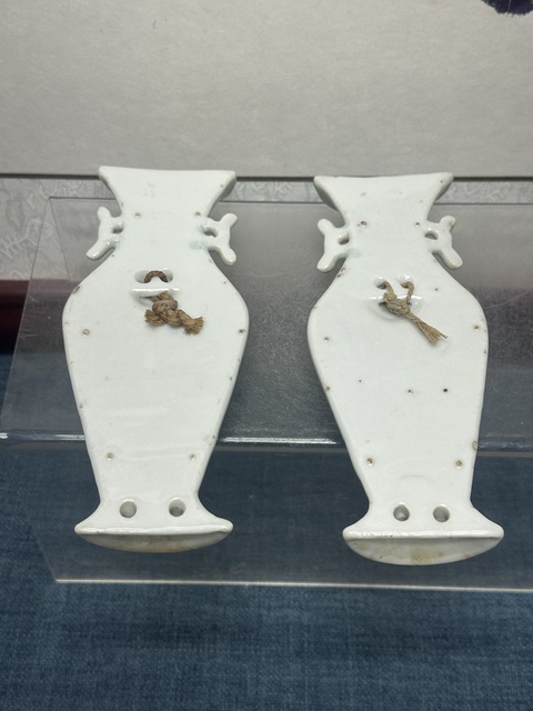 古玩陶瓷清同治超細(xì)路精品粉彩人物紋壁瓶一對拍賣，當(dāng)前價格6500元