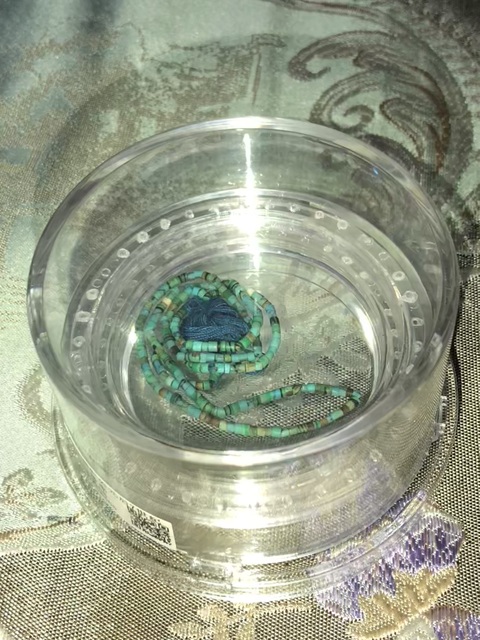 古玩玉器戰國松石珠串拍賣,當前價格3600元
