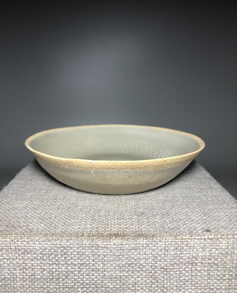 古玩陶瓷宋代·青白釉模印雙魚(yú)紋洗真品鑒賞圖