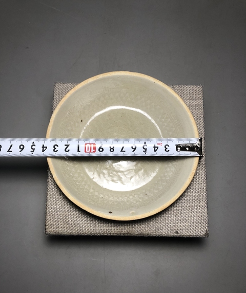 古玩陶瓷宋代·青白釉模印雙魚(yú)紋洗真品鑒賞圖