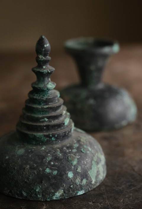 古玩銅器香寶子真品鑒賞圖