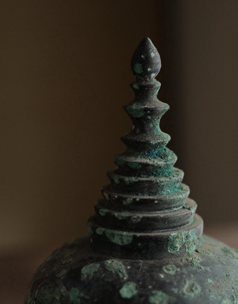 古玩銅器香寶子真品鑒賞圖