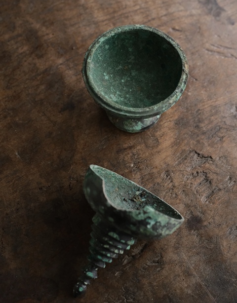 古玩銅器香寶子真品鑒賞圖