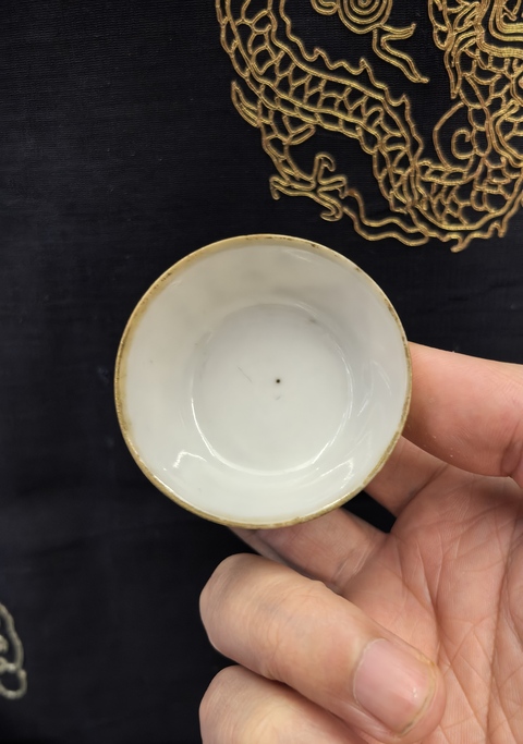 古玩陶瓷道光粉彩無雙譜人物馬蹄杯拍賣，當(dāng)前價格8888元