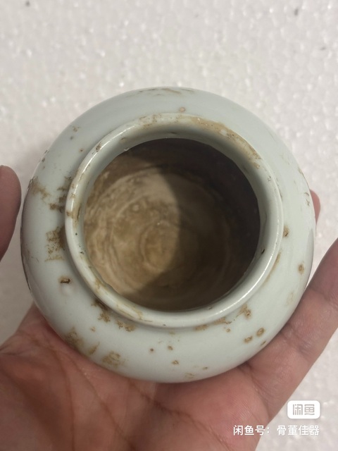 古玩陶瓷甜白釉罐拍賣,當前價格5000元