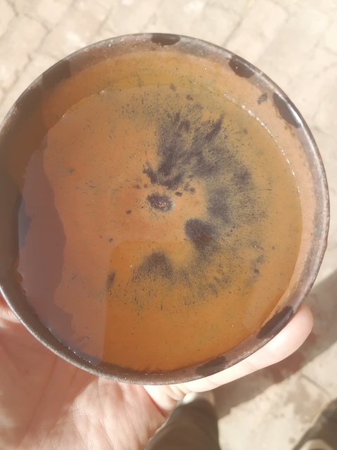 古玩陶瓷建窯蒼龍戲珠畫面茶盞拍賣，當(dāng)前價(jià)格12000元