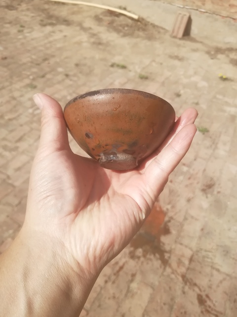 古玩陶瓷建窯蒼龍戲珠畫面茶盞拍賣，當(dāng)前價(jià)格12000元