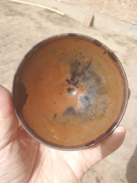 古玩陶瓷建窯蒼龍戲珠畫面茶盞拍賣，當(dāng)前價(jià)格12000元