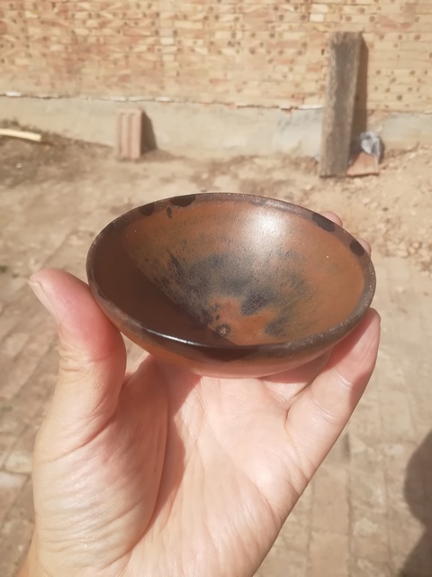 古玩陶瓷建窯蒼龍戲珠畫面茶盞拍賣，當(dāng)前價(jià)格12000元