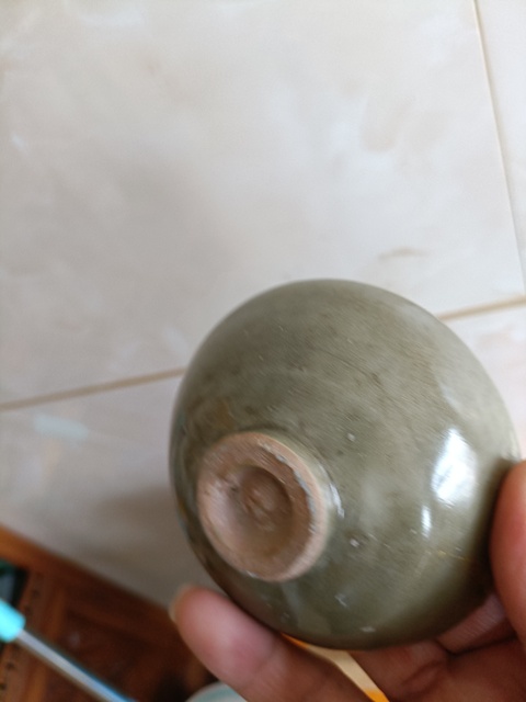 古玩陶瓷元代龍泉窯青瓷杯拍賣，當前價格199元