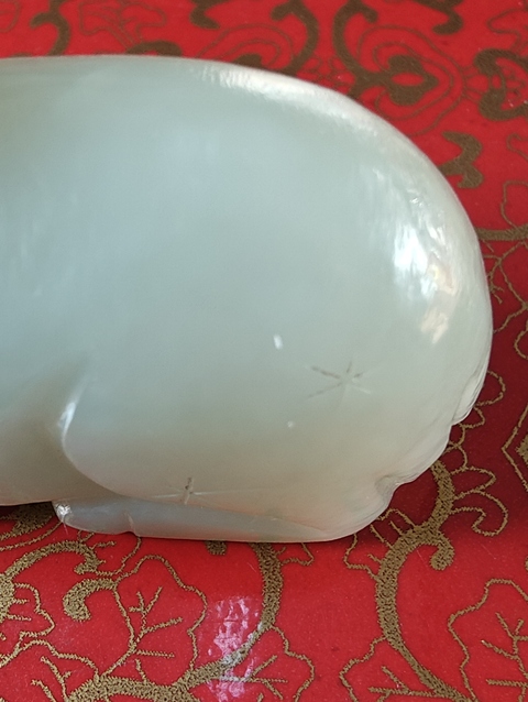 古玩玉器玉鹿拍賣，當(dāng)前價格7000元