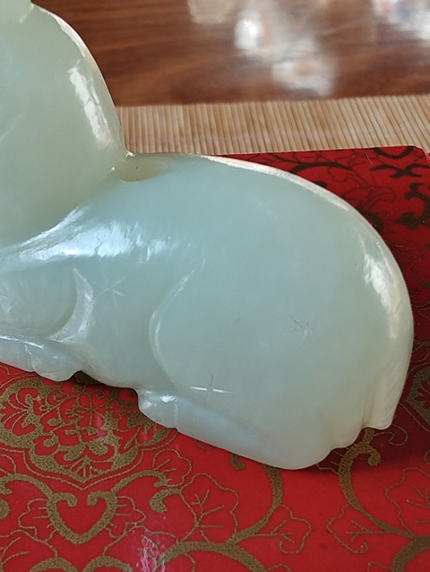 古玩玉器玉鹿拍賣，當(dāng)前價格7000元