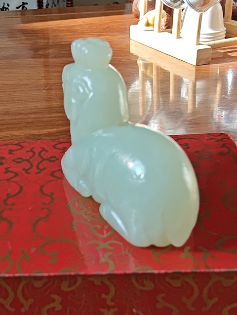 古玩玉器玉鹿拍賣，當(dāng)前價格7000元