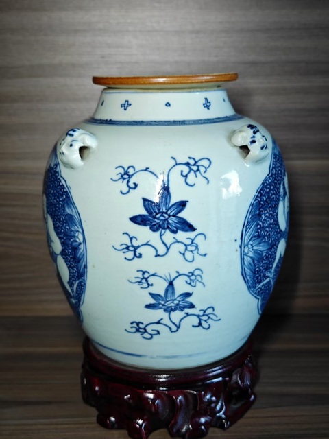 古玩陶瓷清雍正青花連生貴子圖茶壺拍賣，當前價格5678元