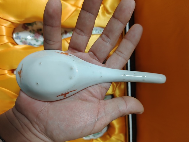 古玩陶瓷晚清粉彩湯勺拍賣,當前價格8500元