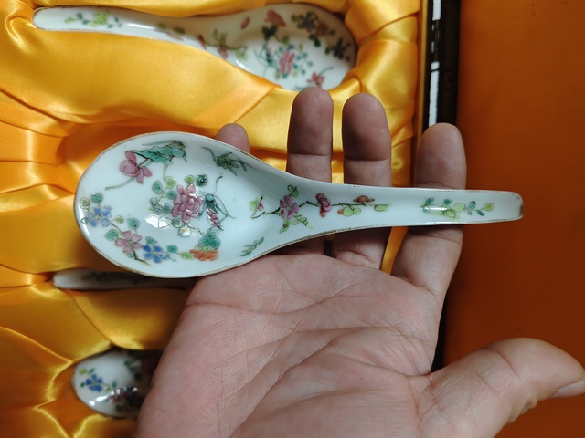 古玩陶瓷晚清粉彩湯勺拍賣,當前價格8500元