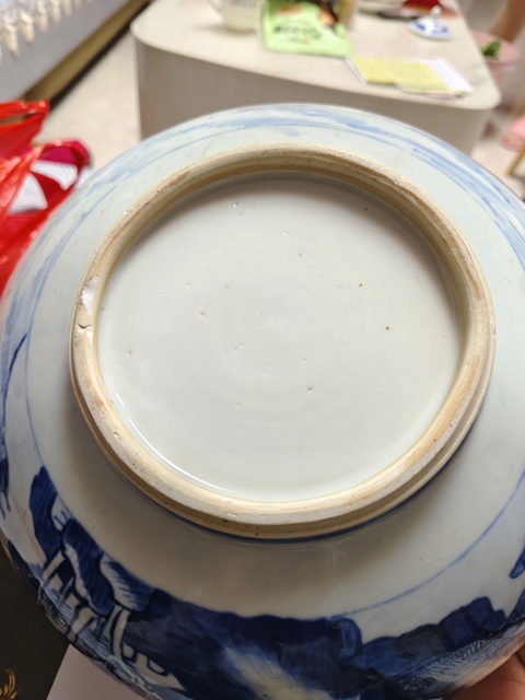 古玩陶瓷山水紋青花香爐拍賣,當前價格21000元