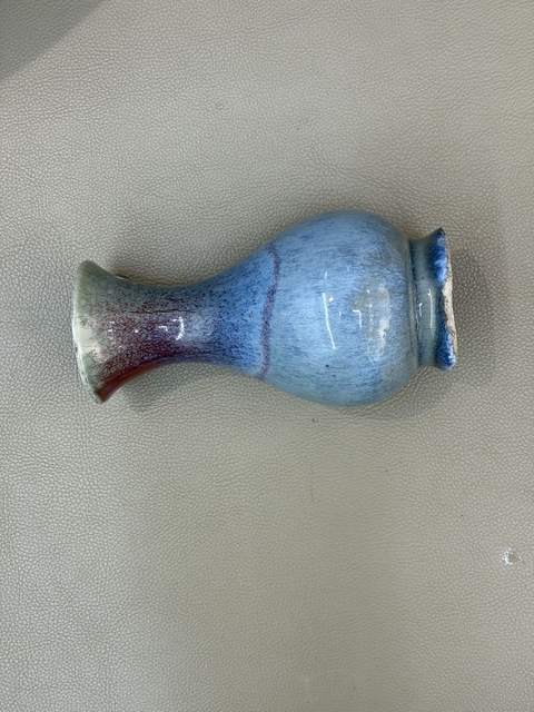 古玩陶瓷鈞紅釉窯變瓶拍賣,當前價格13000元