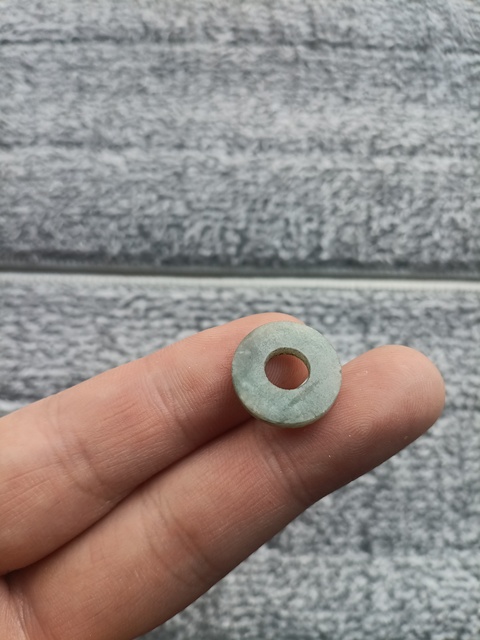 古玩玉器清代天然翡翠“平安扣”拍賣,當前價格138元