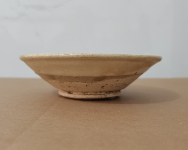 古玩陶瓷磁州窯白釉平底碗拍賣，當前價格0元