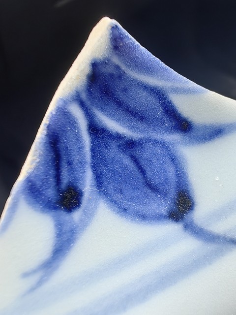 古玩陶瓷元青花典型盤標本,花口,蘇料,麻倉土拍賣,當前價格1000元