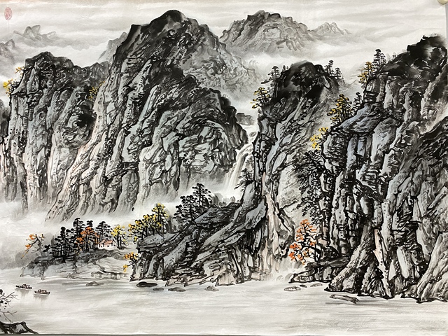 古玩字畫國家一級美術(shù)師,中國文化部對外交流中心中國畫藝術(shù)創(chuàng)作院導師拍賣,當前價格1599元