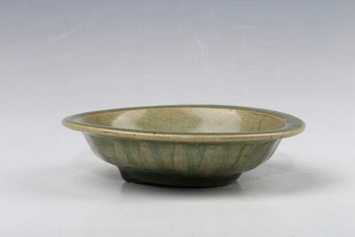 古玩陶瓷宋金·雙魚紋折沿洗拍賣，當前價格13600元