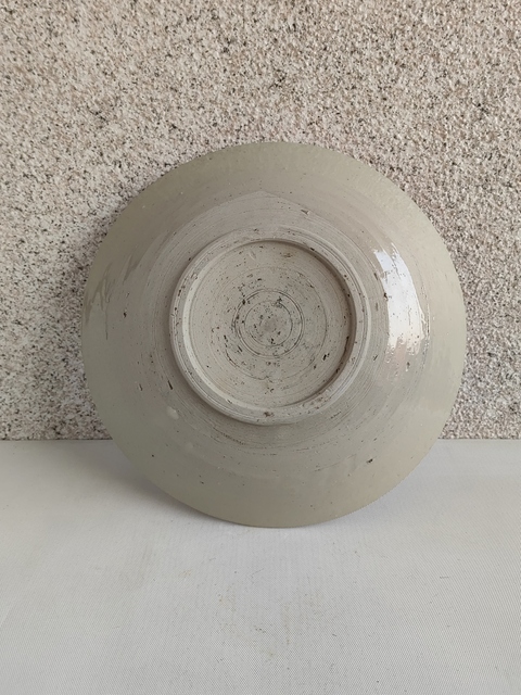 古玩陶瓷青釉青花盤拍賣,當前價格680元