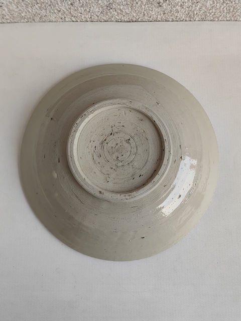 古玩陶瓷青釉青花盤拍賣,當前價格680元