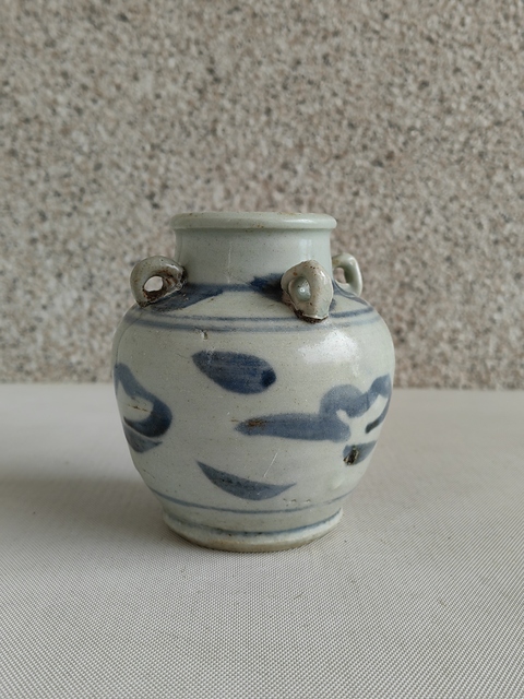古玩陶瓷青花花卉紋執壺拍賣,當前價格580元