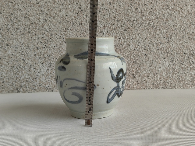古玩陶瓷青花福字罐拍賣,當前價格580元