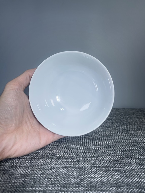 古玩陶瓷民國.胭脂紅粉彩花卉紋茶碗拍賣,當前價格750元