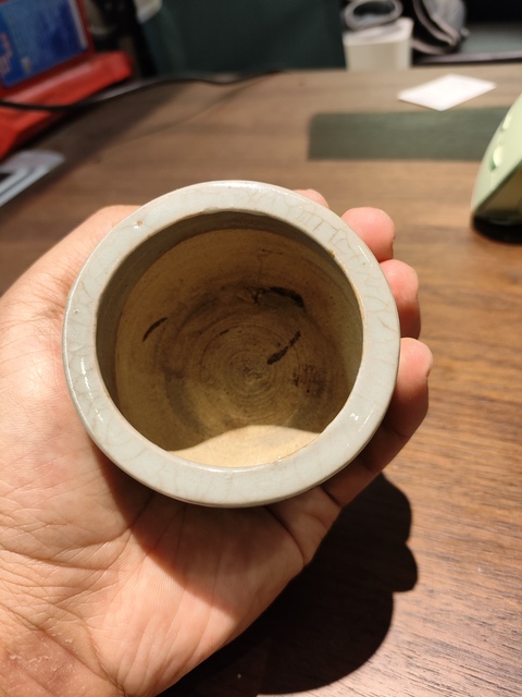 古玩陶瓷青釉三足爐拍賣,當前價格560元