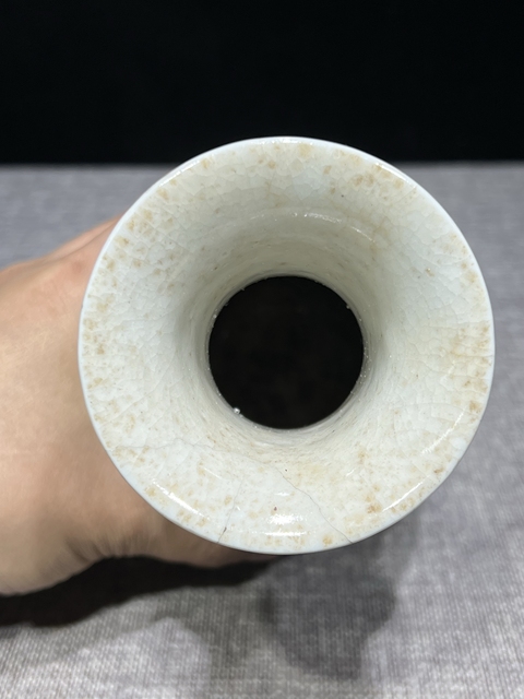 古玩陶瓷哥釉地鐵銹釉花卉紋拍賣,當前價格2000元